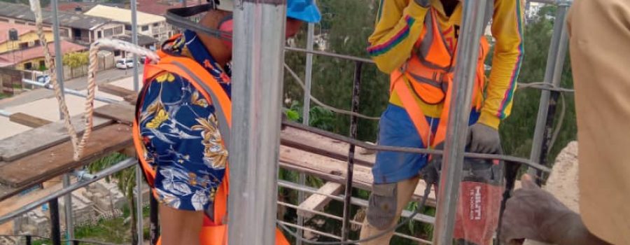 removal of external staircase